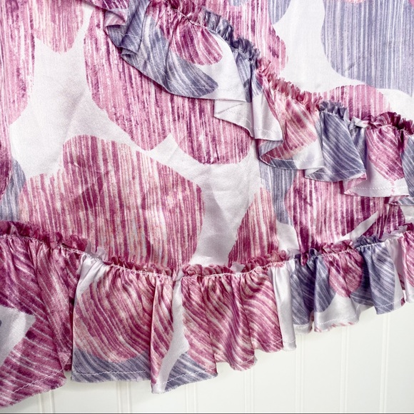 BANANA REPUBLIC 100% Silk Sleeveless Top Ruffles S - Picture 3 of 12